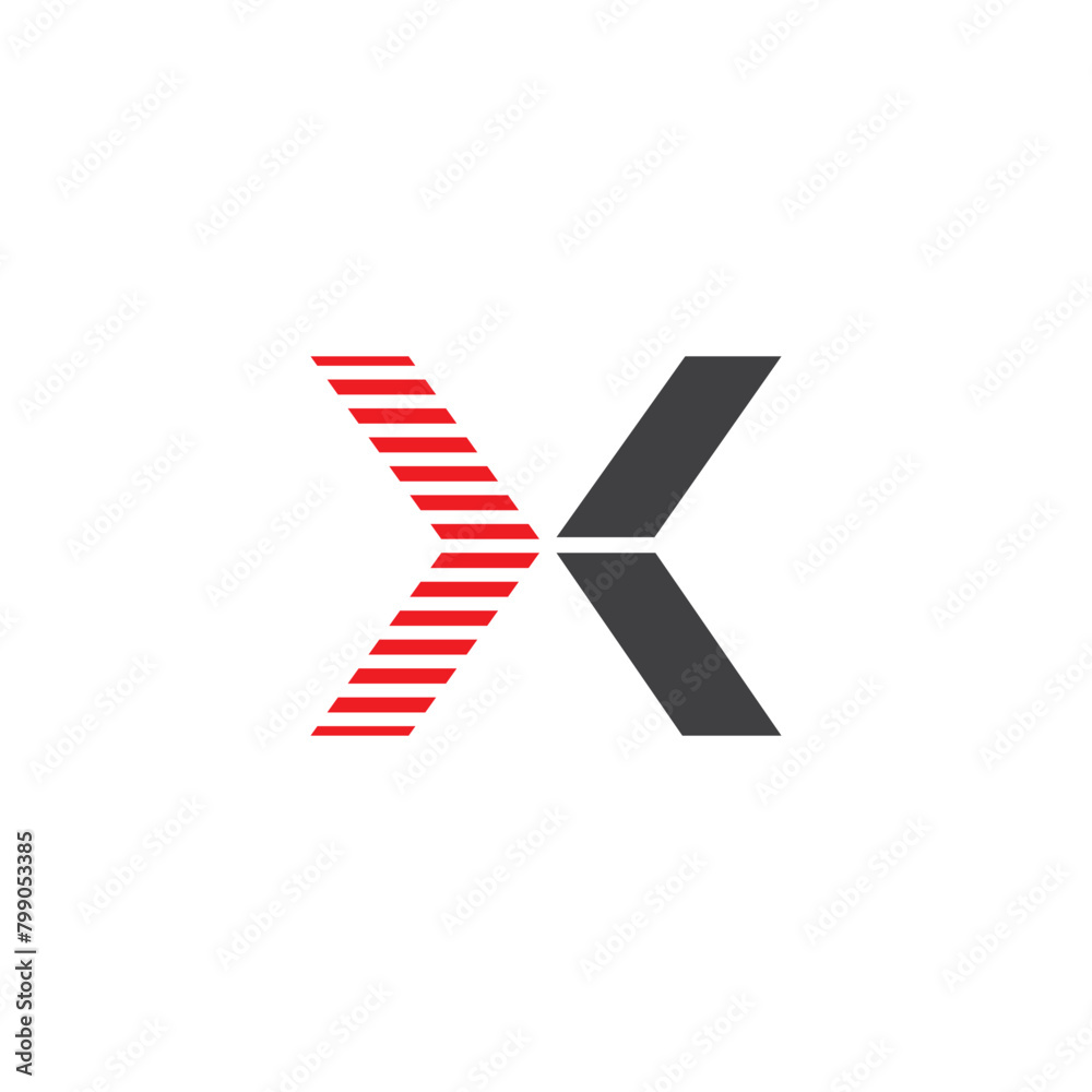 X logo vector icon illustration X logo vector icon illustration