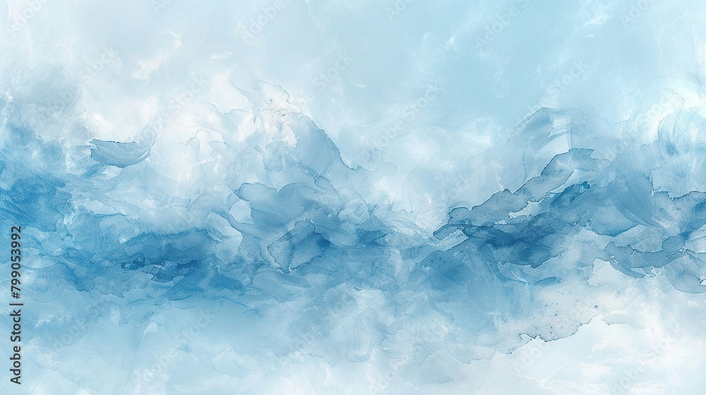 Abstract blue watercolor background with light and dark blue. Abstract blue watercolor background with light and dark blue.