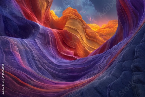 Wandering through an abstract desert landscape, where shifting sands create mesmerizing patterns , ultra HD photo