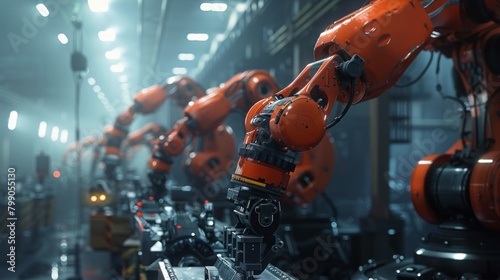 robot arms Factory car Manufacturing