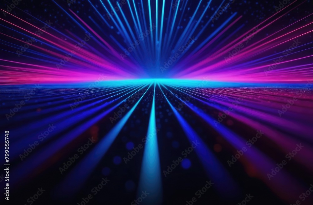 Obraz premium Abstract neon background. Neon beams place for text