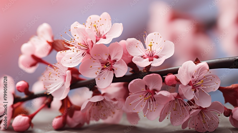 Obraz premium pink cherry blossom