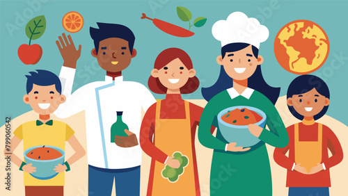 From y Indian curries to savory Italian pastas the family is transported on a culinary journey to different corners of the globe.