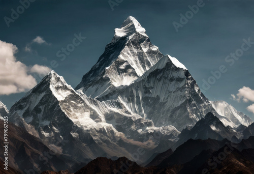 Ama Panoramic range Himalayan great area Dablam Nepal view Mount middle Everest