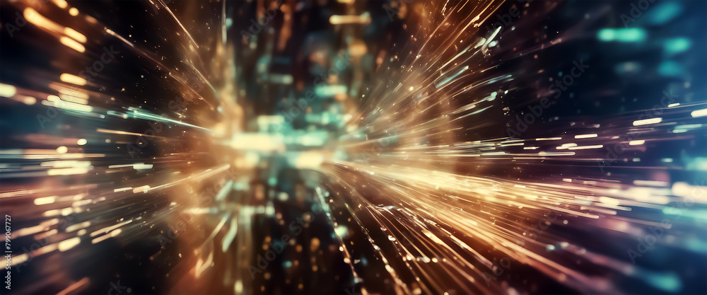 Abstract background. Technology space Neuronets. Abstract technology background