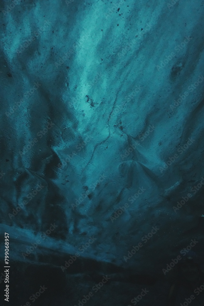 Naklejka premium abstract ice dark background 