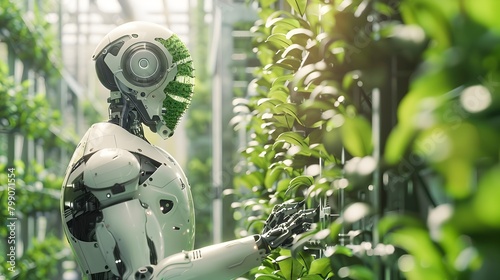 Advanced Autonomous Robot Inspecting Thriving Plants within a Sustainable Indoor Vertical Farm Generative ai