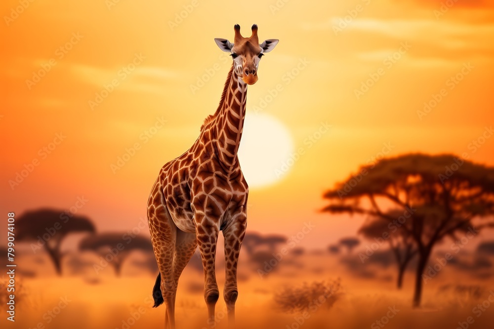 The giraffe is the tallest land animal on Earth