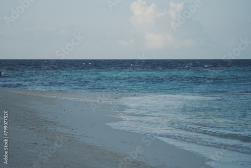 beach and blue sea