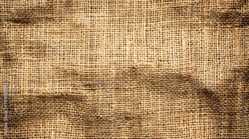 Sackcloth brown detailed pattern textured background. AI generated image