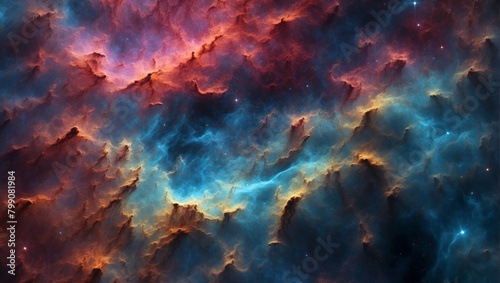 An ultra-detailed nebula abstract wallpaper, evoking cosmic awe and wonder