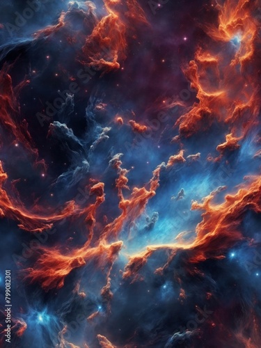 A mesmerizing ultra-detailed nebula abstract wallpaper, offering endless inspiration from the cosmos