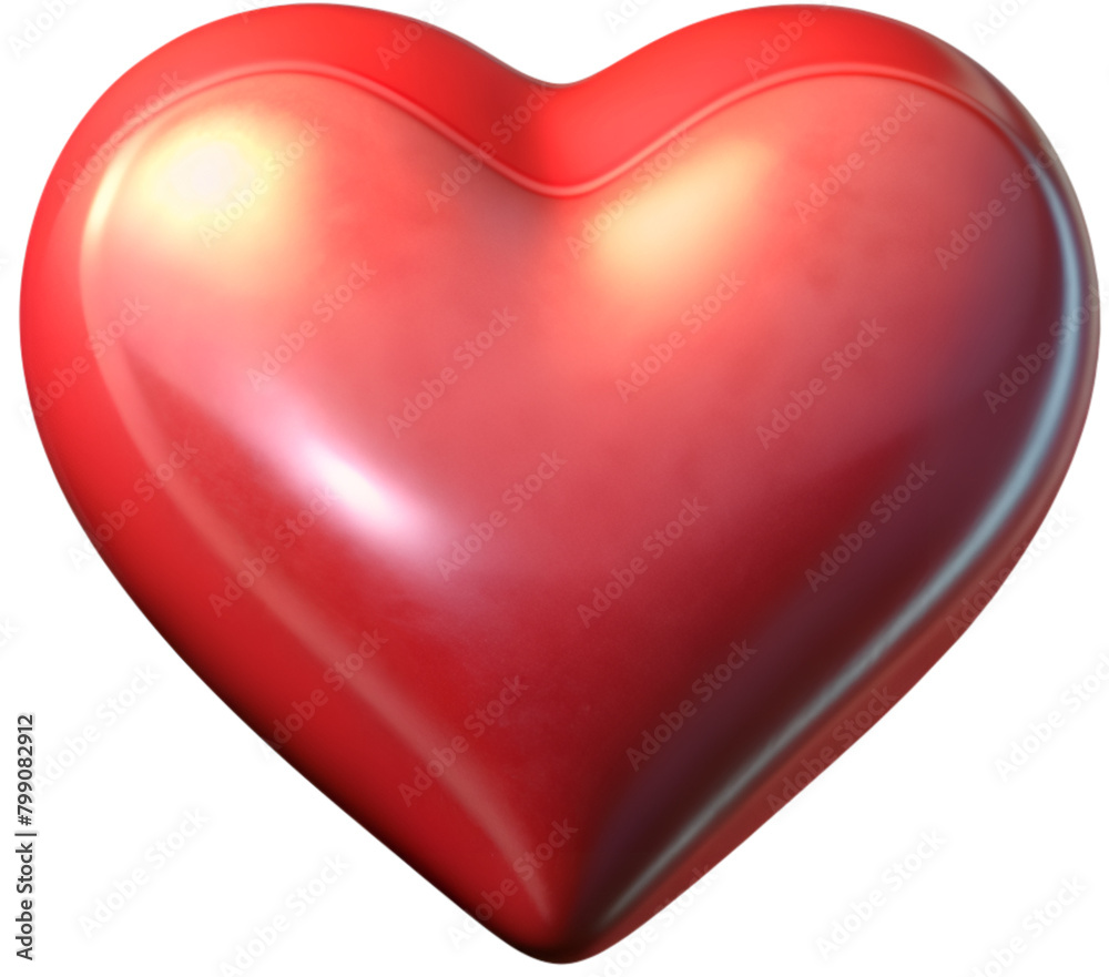 Charming love heart, generative ai Charming love heart, generative ai