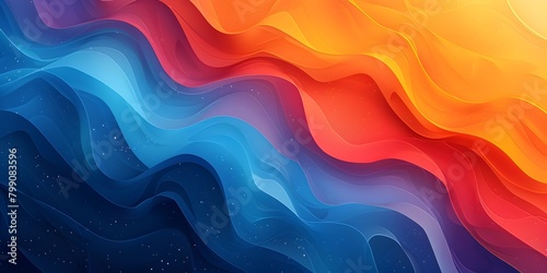 Fluid and Vibrant Abstract Gradient Backgrounds for Professional Video Conferencing Designs photo
