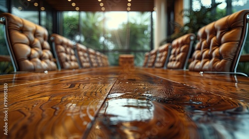interior of a meeting room