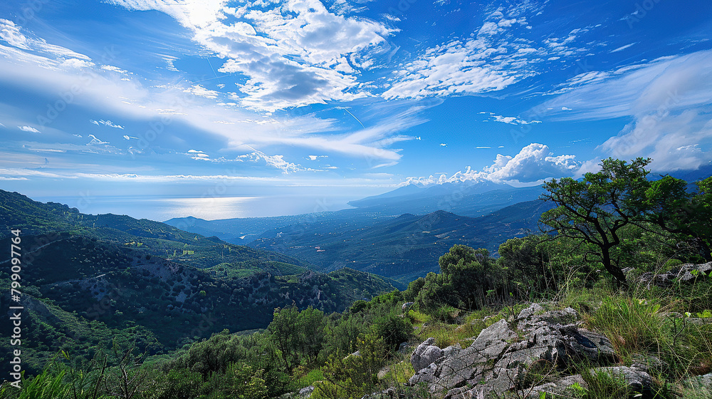 Landscape with clouds Landscape with clouds