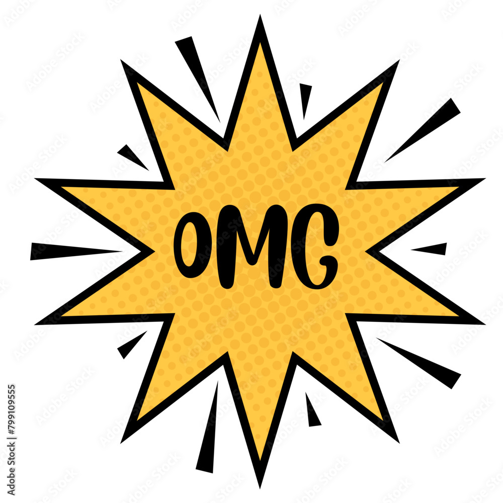 OMG Messages Sticker Design lettering sticker typographic message chat badge OMG Messages Sticker Design lettering sticker typographic message chat badge