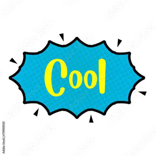 Cool Messages Sticker Design lettering sticker typographic message chat badge