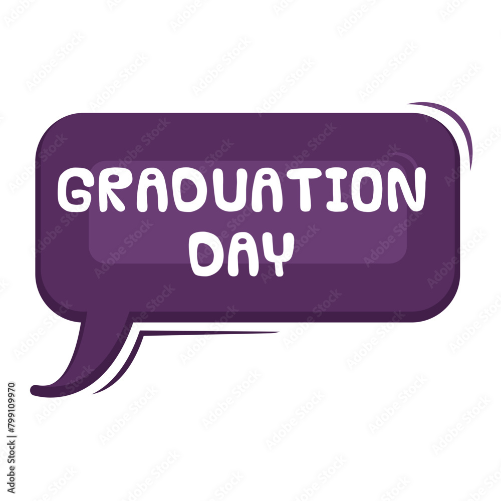 Graduation Day Messages Sticker Design lettering sticker typographic message chat badge Graduation Day Messages Sticker Design lettering sticker typographic message chat badge
