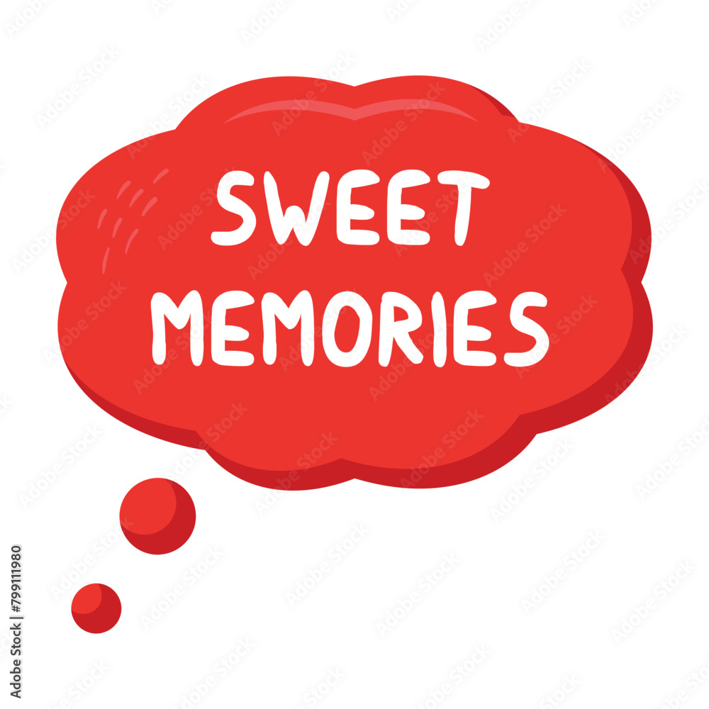 Sweet Memories Messages Sticker Design lettering sticker typographic message chat badge Sweet Memories Messages Sticker Design lettering sticker typographic message chat badge