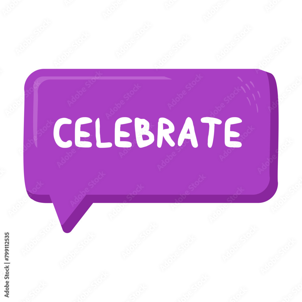 Celebrate Messages Sticker Design lettering sticker typographic message chat badge Celebrate Messages Sticker Design lettering sticker typographic message chat badge