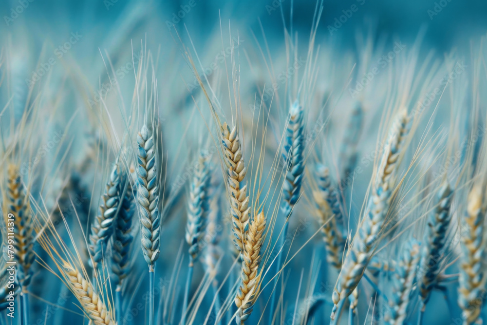 Fototapeta premium blue rice grains