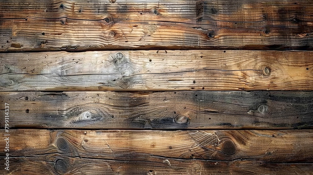 Close Up View of a Wooden Wall Close Up View of a Wooden Wall