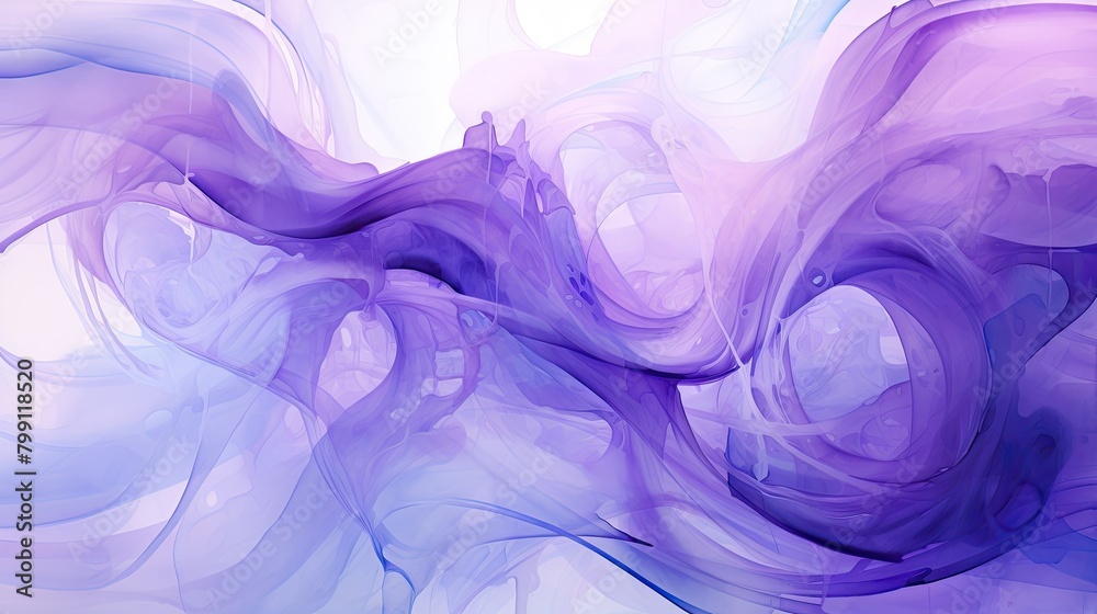 Abstract liquid motion in prismatic shades of amethyst Abstract liquid motion in prismatic shades of amethyst