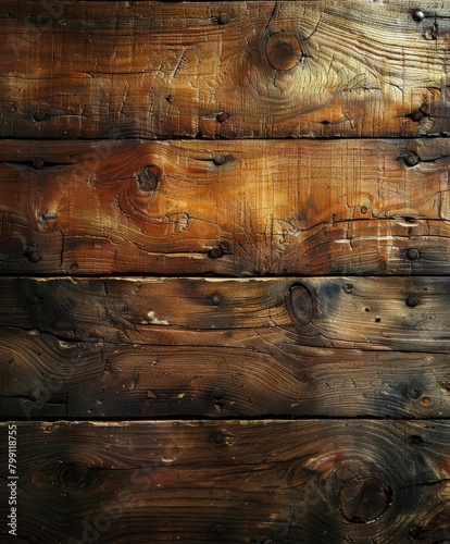 Close Up View of a Wooden Wall