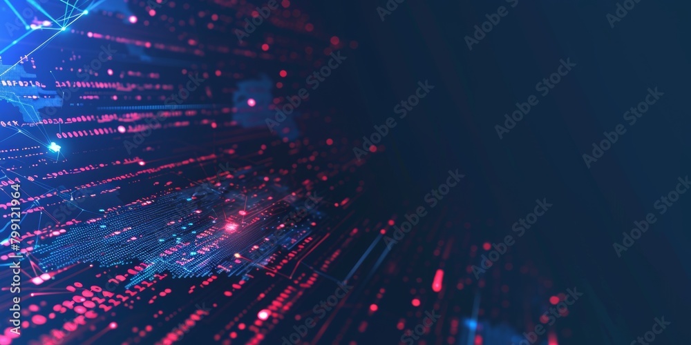 Game connection, Vibrant network of geometric nodes and connections against a starry background Game connection, Vibrant network of geometric nodes and connections against a starry background