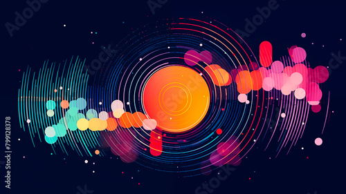 アブストラクトグラフィック素材8