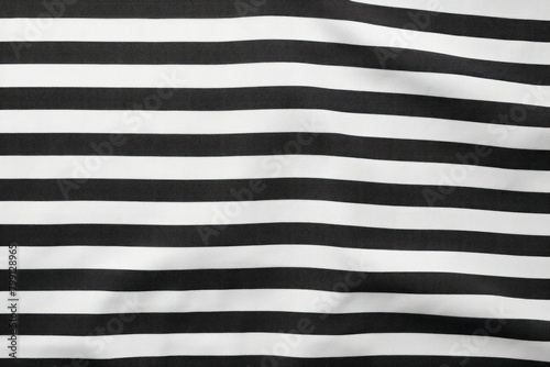 Black white striped natural cotton linen textile texture background blank empty pattern with copy space for product design or text copyspace mock-up 