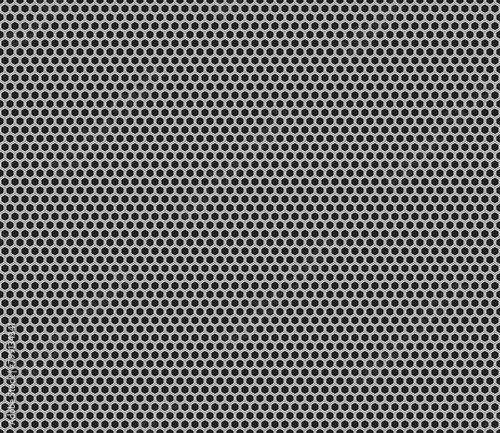 Hexagonal pattern background. Simple hexagon pattern with inner solid cells. Small hexagon geometric shapes. Seamless tileable vector illustration.