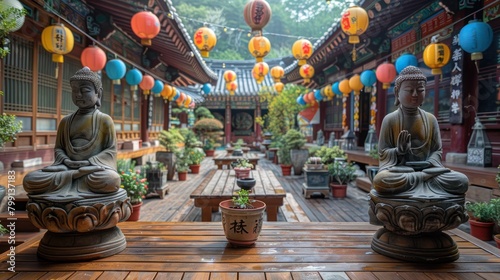 Jogyesa buddhism temple photo