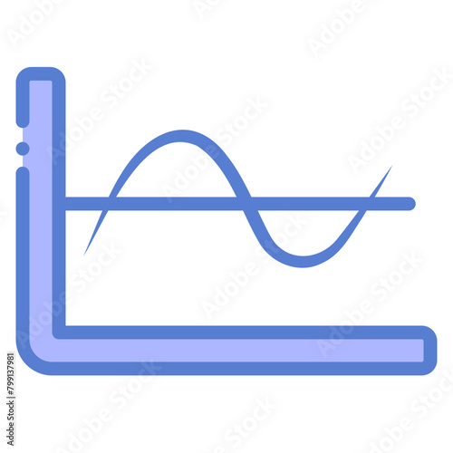 statistic line graph icon