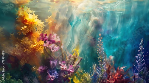 Capture the ethereal beauty of underwater worlds with vibrant