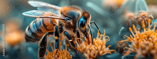 Robotic Bee Pollinating Flowers: Technology Fighting Bee Population Decline photo