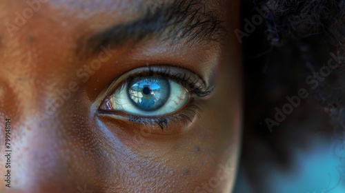 A Close-up of Human Eye