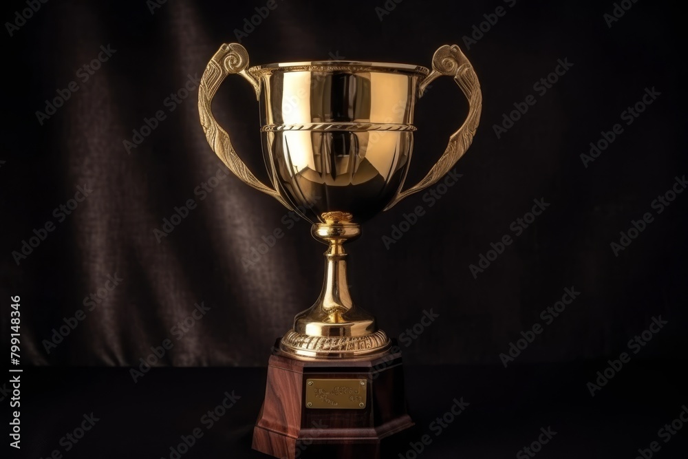Image of gold cup, concept for winning or success. Champions award, sport victory, winner prize concept. Competition success, first place, best win symbol. High quality photo Image of gold cup, concept for winning or success. Champions award, sport victory, winner prize concept. Competition success, first place, best win symbol. High quality photo