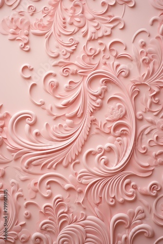 Pink floral textured background