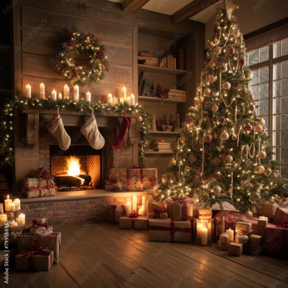 A Cozy Christmas Living Room A Cozy Christmas Living Room