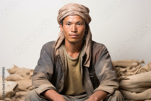 Portrait of a young Nepalese man
