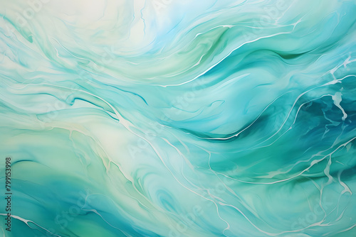 Wistful Waves Whisper, abstract landscape art, painting background, wallpaper, generative ai