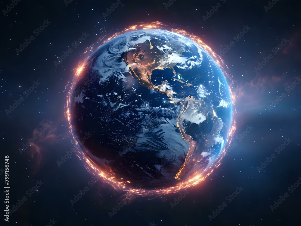 Ethereal Earth: A Striking Visualization of Earth's Energy Ethereal Earth: A Striking Visualization of Earth's Energy