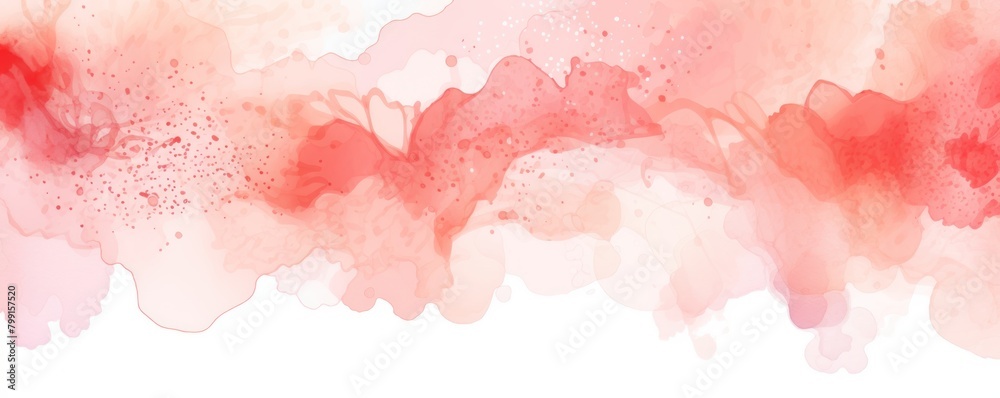 Coral art abstract paint blots background with alcohol ink colors marble texture blank empty pattern with copy space for product design or text 
