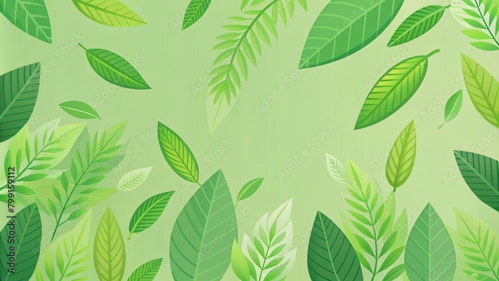 Illustration Background concept of nature, and eco