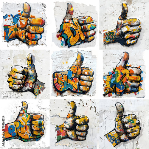 Thumbs Up Graffiti
