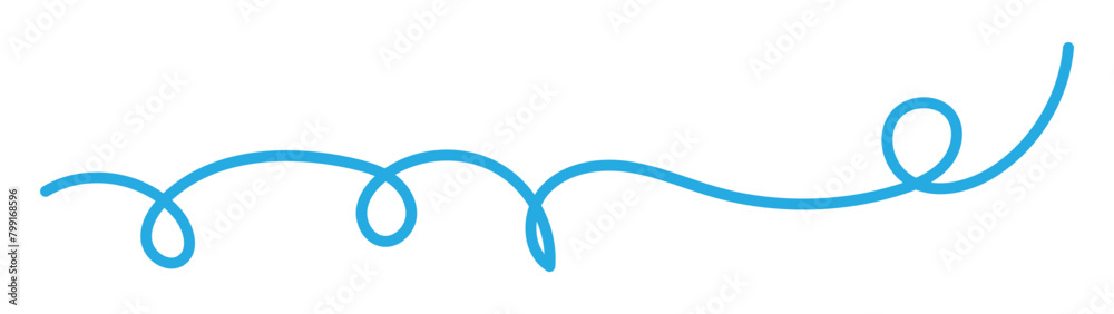 Squiggle line element Squiggle line element