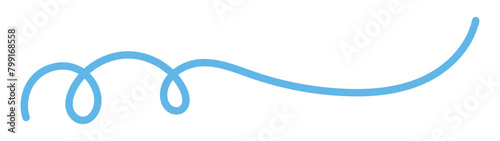 Squiggle line element