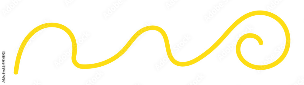 Squiggle line element
